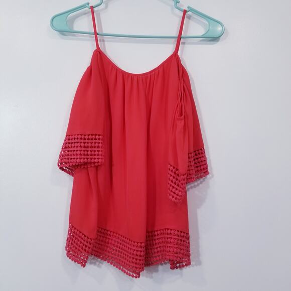 Parker Cold Shoulder Silk Blouse - Picture 1 of 9